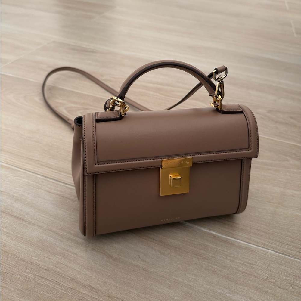 Demellier London ‘The Paris’ Dark Sand Bag